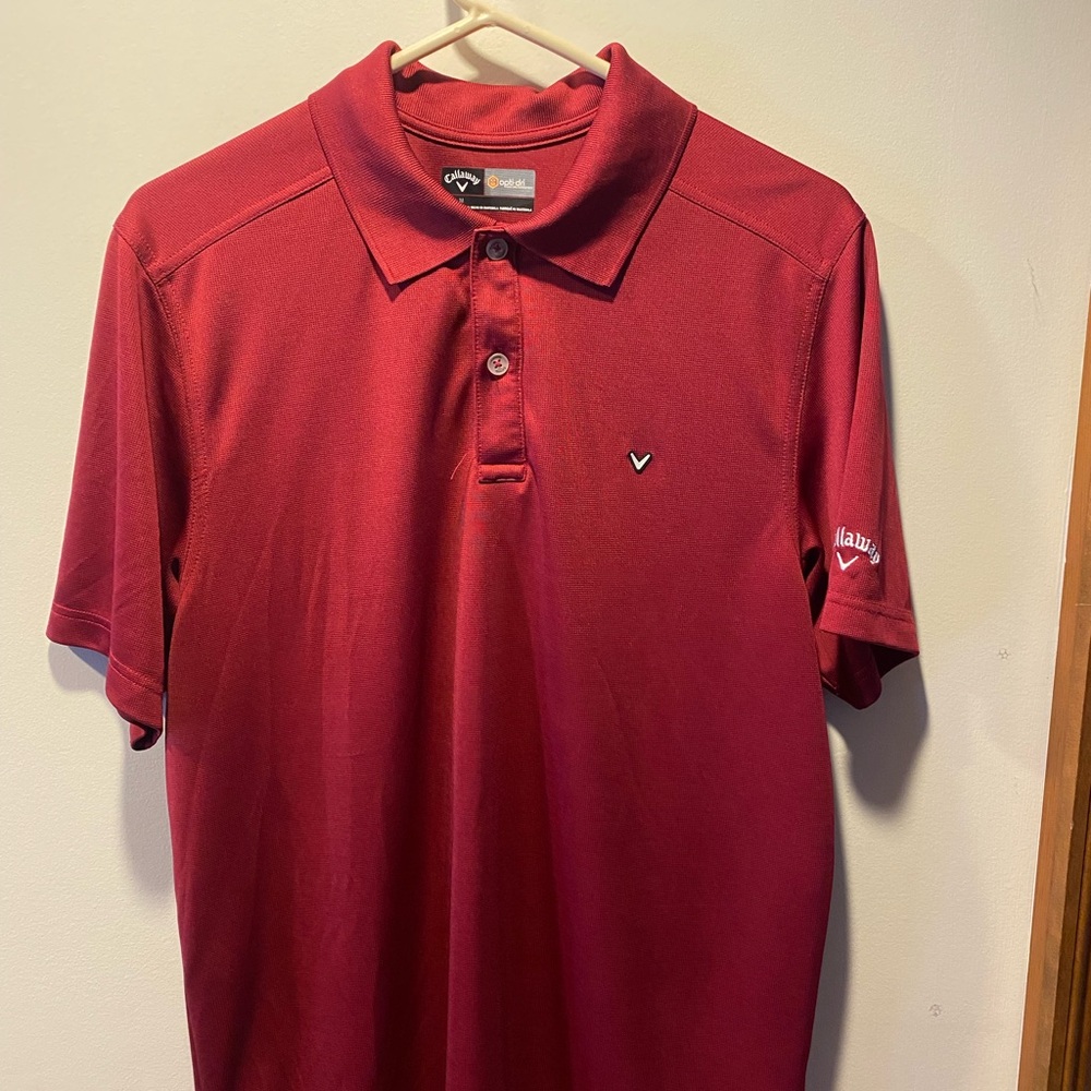Callaway Men's Deep Red Polo Shirt